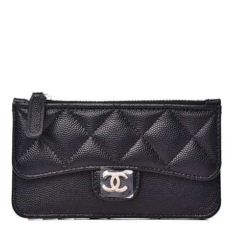 chanel card holder flap|Chanel card holder zip wallet.